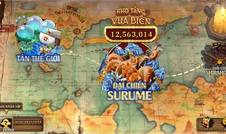 Cách Chơi Bắn Cá Đại Hải Trình Tại U888 Săn Thưởng Khủng Nhất 2 Bản đồ trong game Bắn Cá Đại Hải Trình tại U888