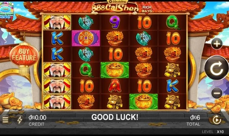 Trải Nghiệm Nổ Hũ Thần Tài U888 Thắng Lớn Với May Mắn 2 Giao diện chơi game Nổ Hũ Thần Tài U888